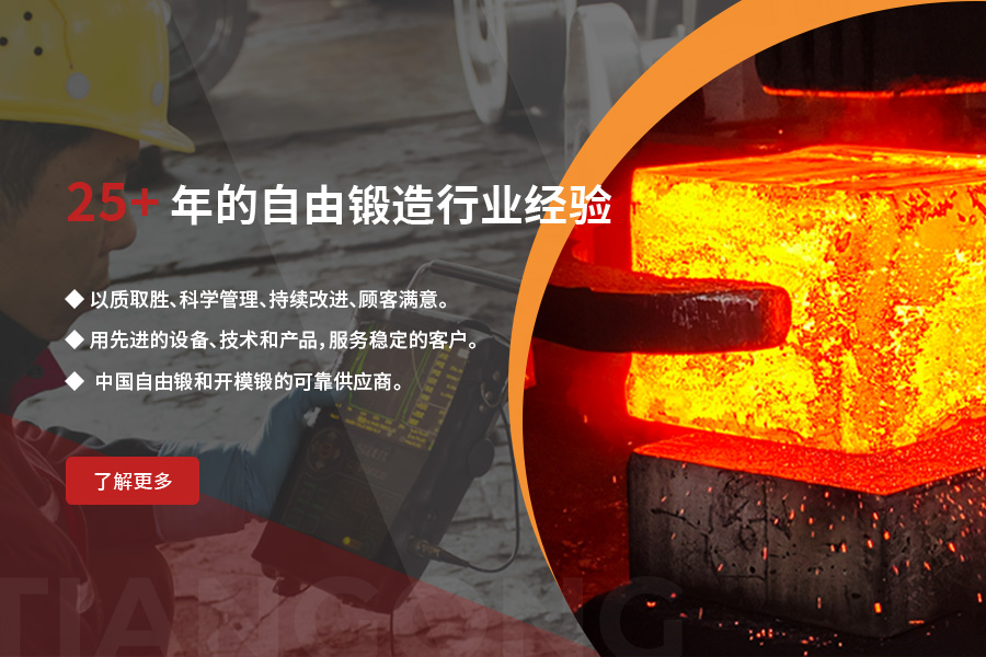 超過25年的自由鍛造行業經驗